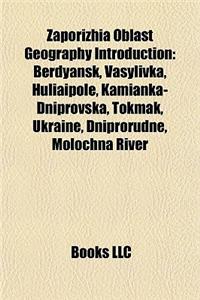 Zaporizhia Oblast Geography Introduction