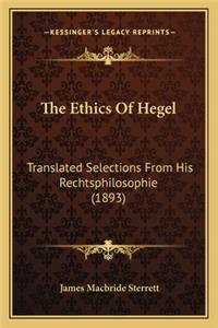 The Ethics Of Hegel