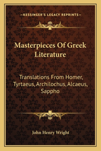 Masterpieces of Greek Literature