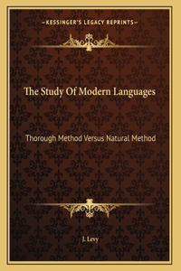 The Study Of Modern Languages
