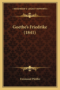 Goethe's Friedrike (1841)
