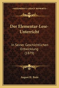 Der Elementar-Lese-Unterricht