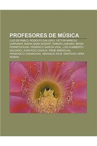 Profesores de Musica
