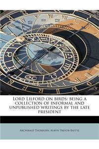 Lord Lilford on Birds