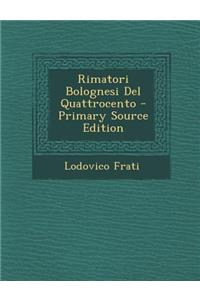 Rimatori Bolognesi del Quattrocento