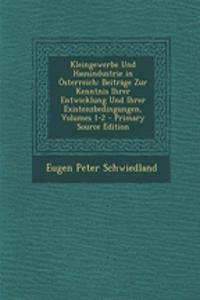 Kleingewerbe Und Hausindustrie in Osterreich