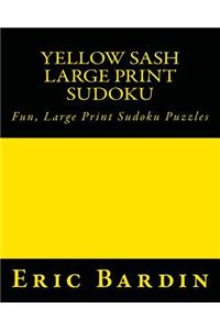 Yellow Sash Large Print Sudoku