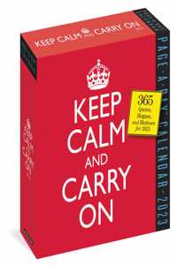 Keep Calm and Carry on Page-A-Day Calendar 2023