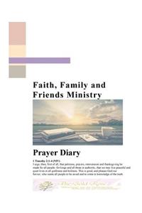 Faith, Family and Friends Ministry Prayer Diary