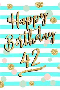 Happy Birthday 42