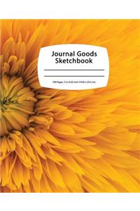 Journal Goods Sketchbook - Yellow Petal