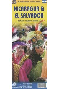 Nicaragua / El Salvador: 1:700,000/250,000