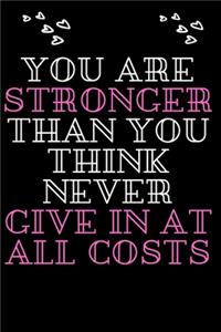 You are stronger than you think