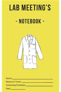 Lab Meeting's - Notebook -