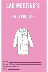 Lab Meeting's - Notebook -