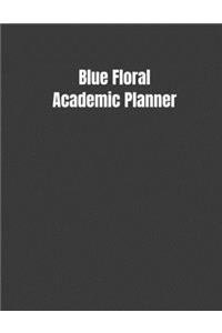 Blue Floral Academic Planner