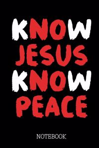 Know Jesus Know Peace - Notebook