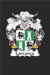 Carranca: Carranca Coat of Arms and Family Crest Notebook Journal (6 x 9 - 100 pages)