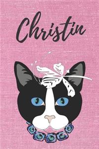 Christin Katzen Notizbuch / Malbuch / Tagebuch / Journal / DIN A5 / Geschenk