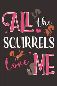 All the suirrels love me