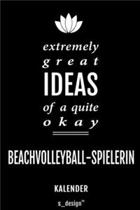 Kalender für Beachvolleyball-Spieler / Beachvolleyball-Spielerin