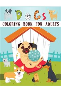 Dog Coloring Book for Adults