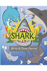 Shark Write And Draw Journal