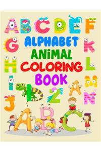 Alphabet Animal Coloring Book
