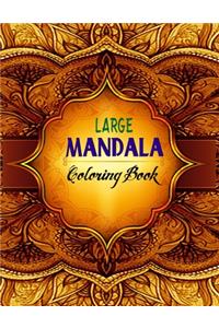 Large Mandala Coloring Book
