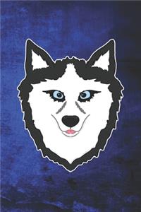 Eikland - Notes: Haustier Hund Husky Kopf - ewiger Kalender 15,24 x 22,86