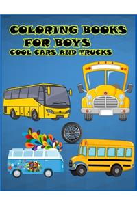 Coloring Books For Boys Cool Cars And Trucks