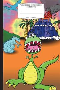 Wide Ruled Composition Notebook 6