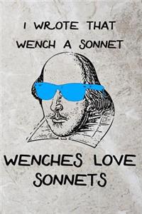 I Wrote that Wench a Sonnet