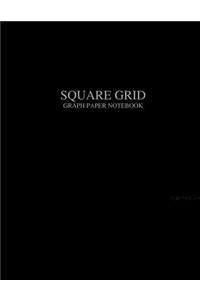 Square Grid Graph Paper Notebook