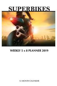 Superbikes Weekly 5 x 8 Planner 2019
