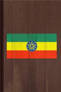 Ethiopia Flag Journal Notebook