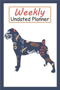 Weekly Undated Planner