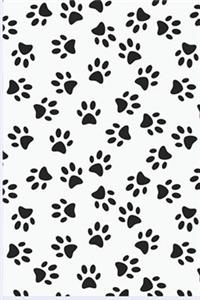 Paw Print Notebook