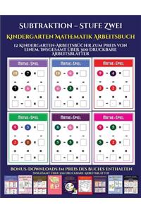 Kindergarten Mathematik Arbeitsbuch (Subtraktion - Stufe Zwei)