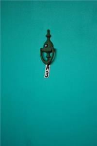 Solid Green Door and Knocker Journal