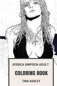 Jessica Simpson Adult Coloring Book