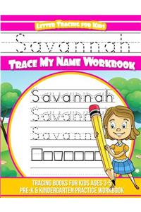 Savannah Letter Tracing for Kids Trace my Name Workbook