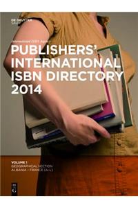 Publishers' International ISBN Directory 2014