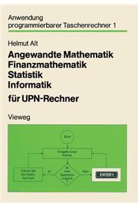 Angewandte Mathematik, Finanzmathematik, Statistik, Informatik Für Upn-Rechner