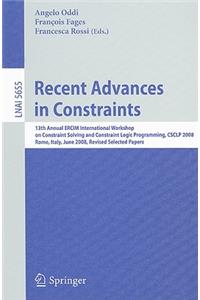 Recent Advances in Constraints