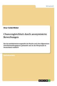 Chancengleichheit durch anonymisierte Bewerbungen