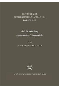 Betriebserhaltung Kommunaler Eigenbetriebe
