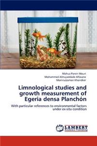 Limnological studies and growth measurement of Egeria densa Planchón
