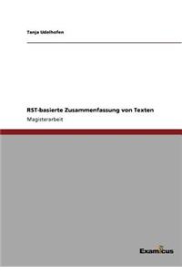 RST-basierte Zusammenfassung von Texten