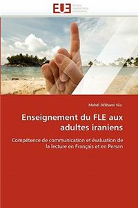 Enseignement Du Fle Aux Adultes Iraniens